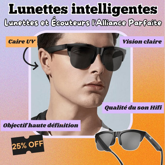 Lunettes de soleil Bluetooth 2 en 1 | 2025 - UGlow Africa